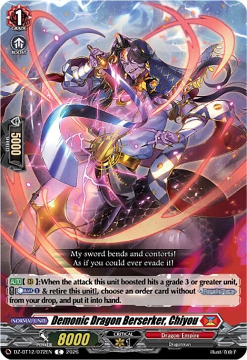 Demonic Dragon Berserker, Chiyou Card Front