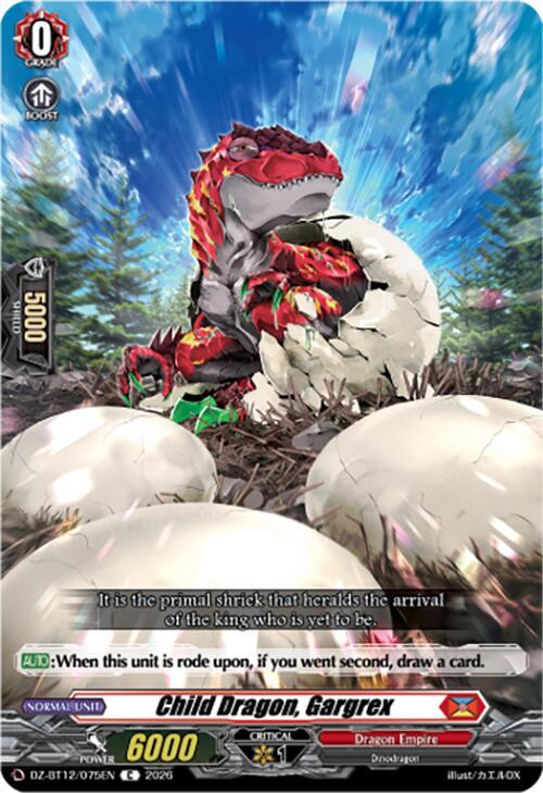 Child Dragon, Gargrex Card Front