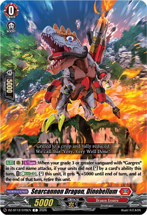 Searcannon Dragon, Dinobellum Frente