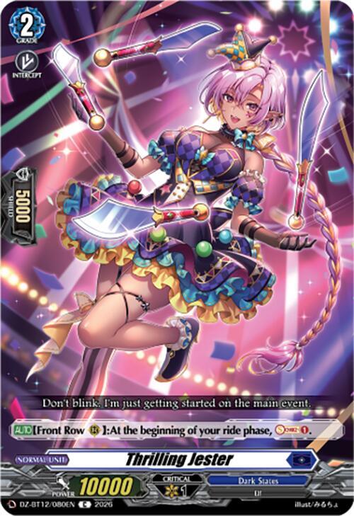 Thrilling Jester Card Front