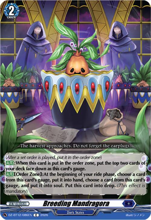 Breeding Mandragora Card Front