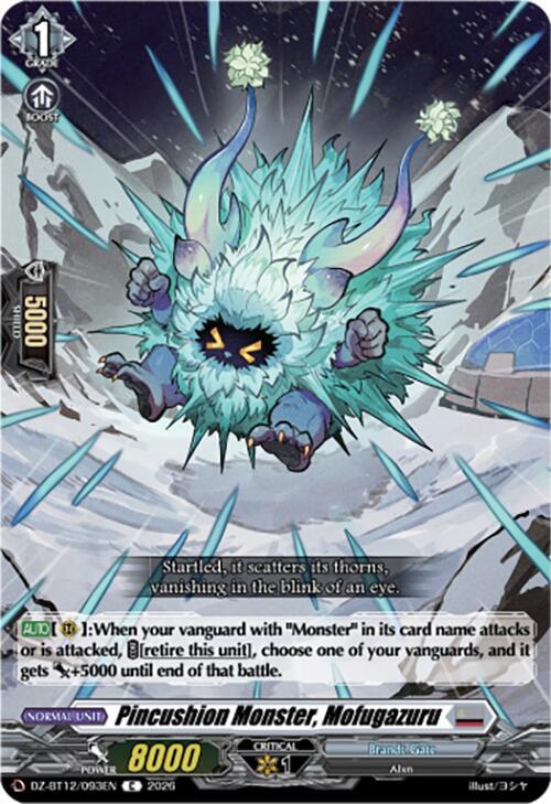 Pincushion Monster, Mofugazuru Card Front