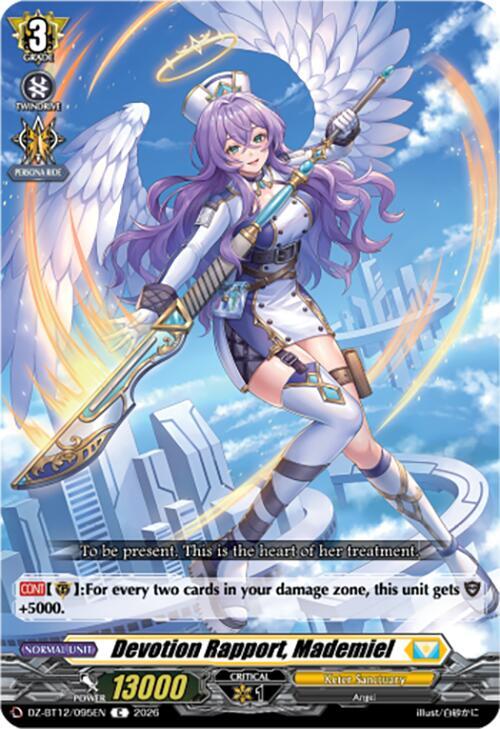 Devotion Rapport, Mademiel Frente