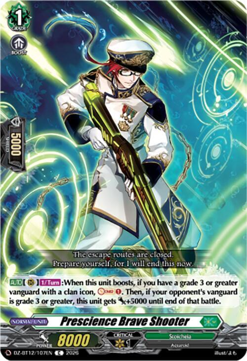 Prescience Brave Shooter Card Front