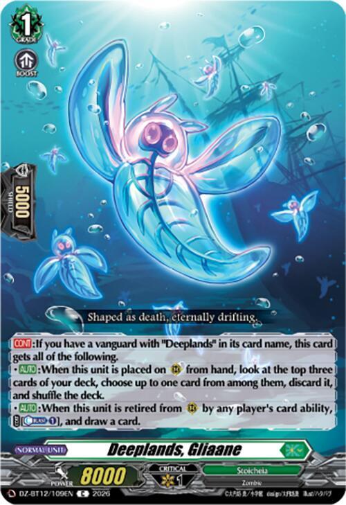 Deeplands, Gliaane Card Front