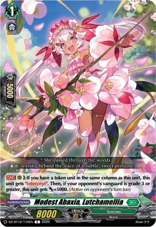 Modest Abaxia, Lutchamellia Card Front