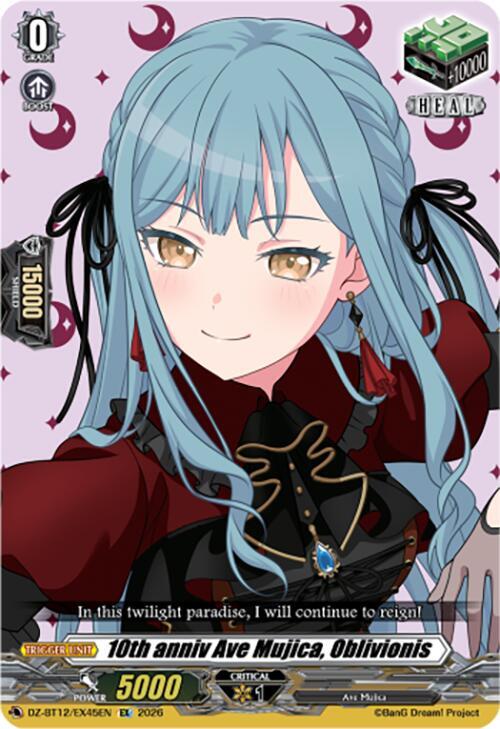 10th anniv Ave Mujica, Oblivionis Frente