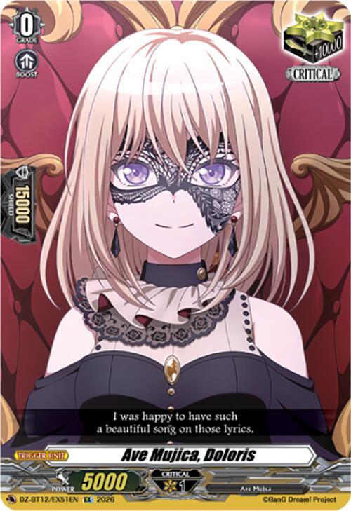 Ave Mujica, Doloris Card Front