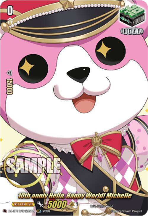 10th anniv Hello, Happy World! Michelle Card Front