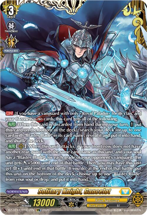 Solitary Knight, Gancelot [G Format] Frente