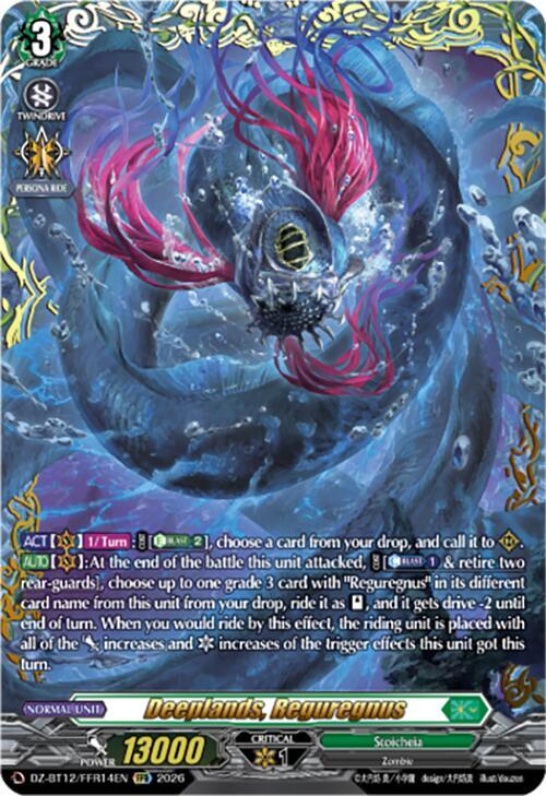 Deeplands, Reguregnus Card Front