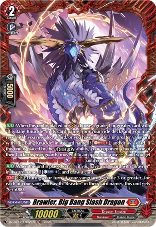 Brawler, Big Bang Slash Dragon [G Format] Card Front