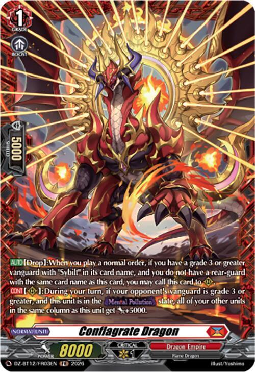 Conflagrate Dragon Card Front