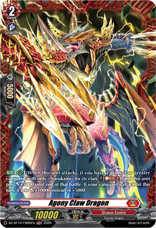 Agony Claw Dragon Card Front