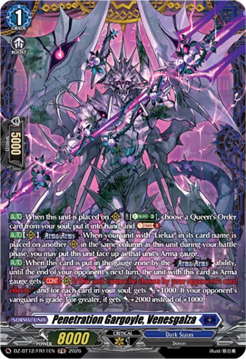 Penetration Gargoyle, Venesgalza Card Front