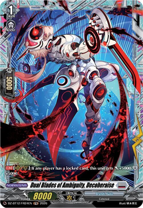 Dual Blades of Ambiguity, Decoheraise Card Front