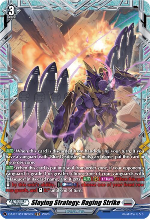 Slaying Strategy: Raging Strike Card Front