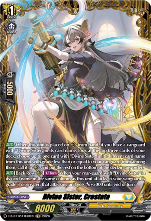 Divine Sister, Crostata Card Front