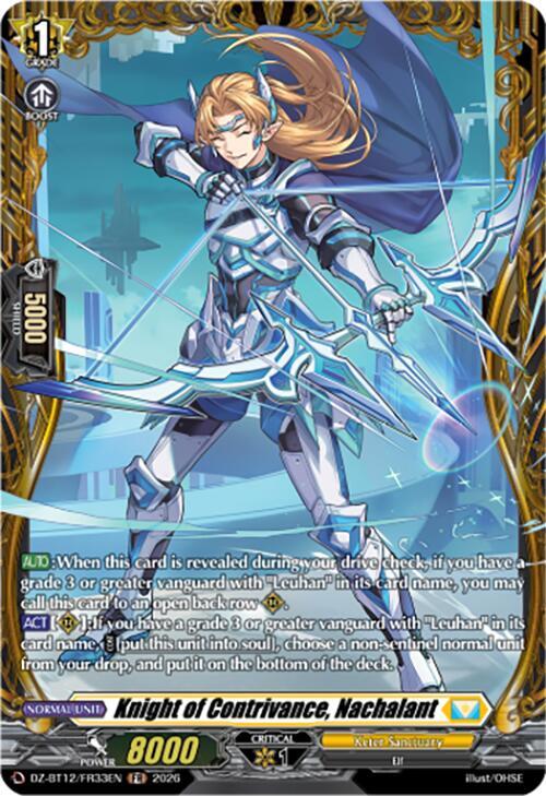 Knight of Contrivance, Nachalant Card Front