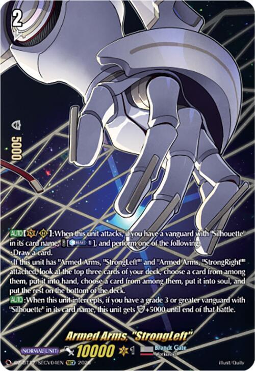 Armed Arms, "StrongLeft" Card Front