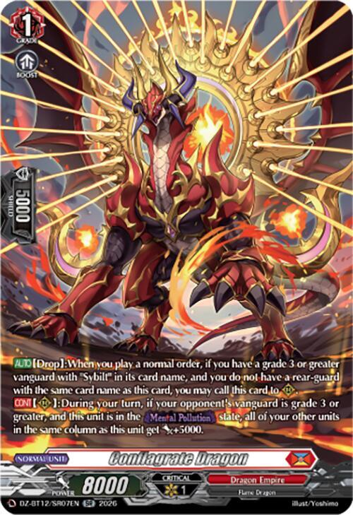 Conflagrate Dragon Card Front