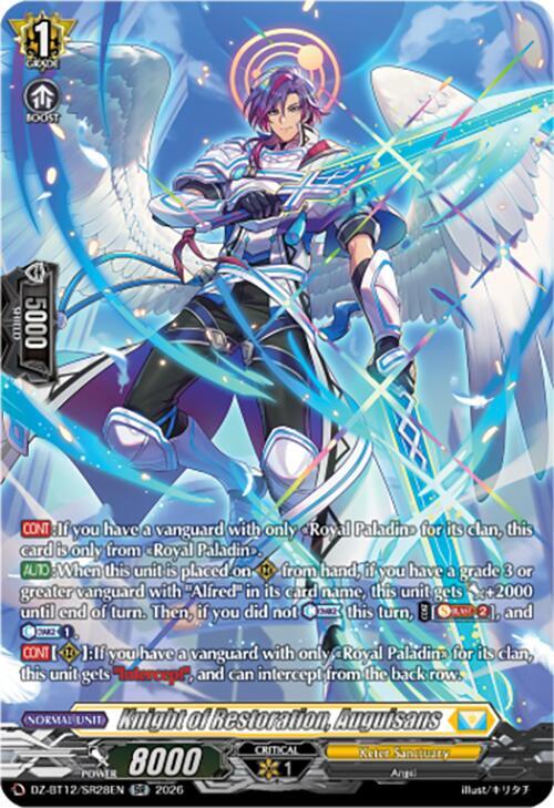 Knight of Restoration, Auguisans Card Front