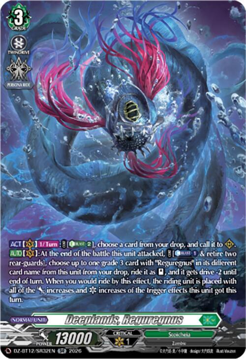 Deeplands, Reguregnus Card Front