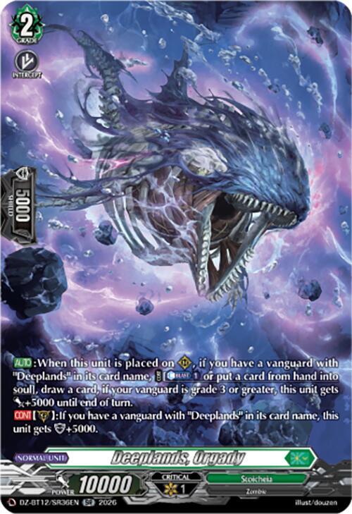 Deeplands, Orgady Card Front