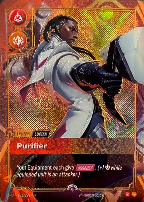 Lucian, Purifier Card Front