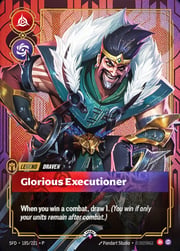 Draven - Glorious Executioner · Holographic Metal Legend | Best‑Of Prizing 185