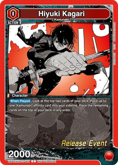 Hiyuki Kagari Card Front