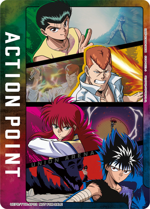 "Yu Yu Hakusho" Action Point Card Front