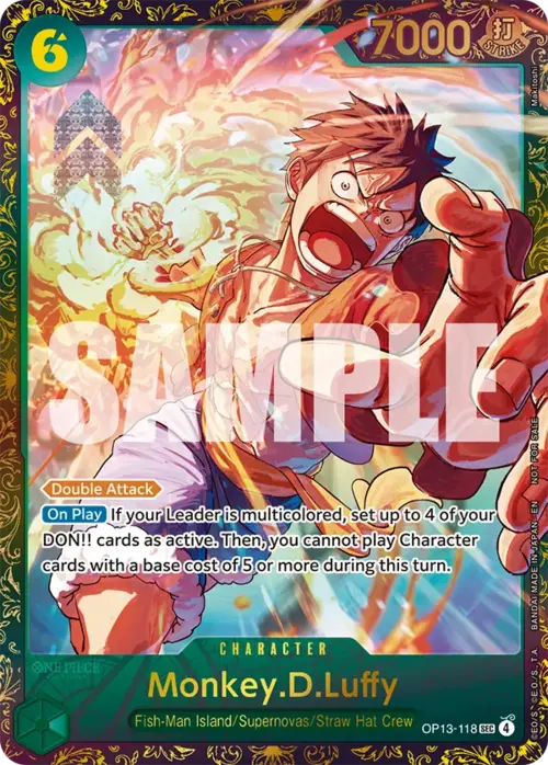 Monkey.D.Luffy Card Front