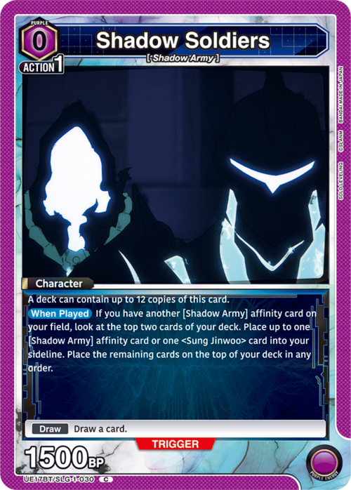Shadow Soldiers Card Front