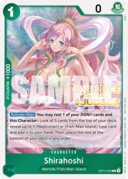 Shirahoshi · Judge Pack Vol. 7 OP11-030