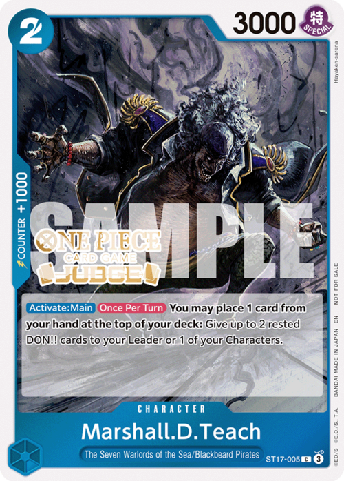 Marshall.D.Teach Card Front