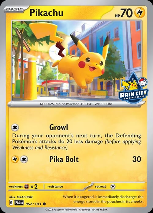 Pikachu Card Front