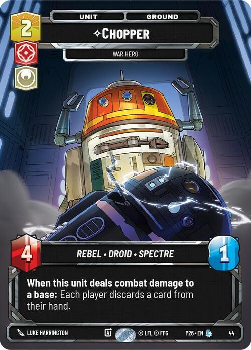 Chopper, War Hero Frente