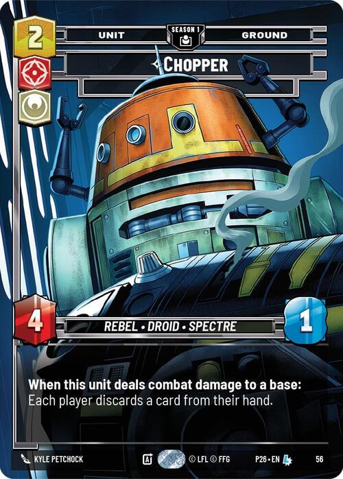 Chopper, War Hero Card Front