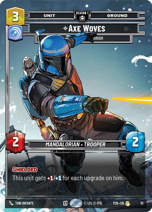 Axe Woves, Abile Guerriero Card Front
