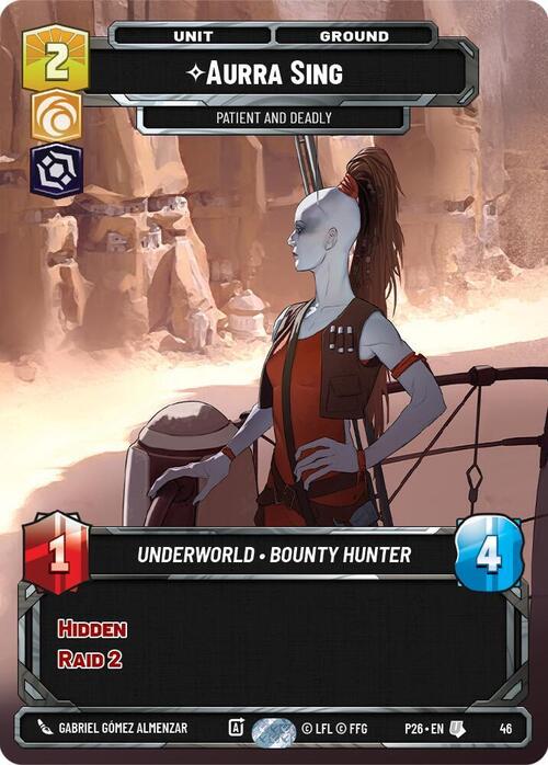 Aurra Sing - Patient and Deadly Card Front