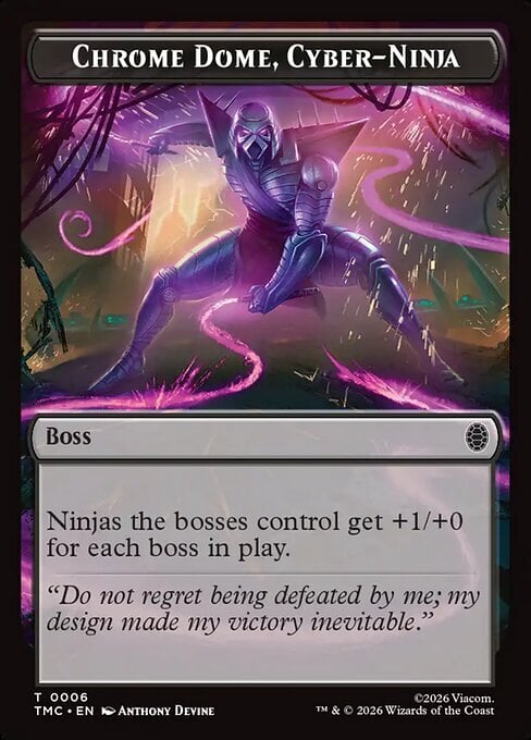 Chrome Dome, Cyber-Ninja Card Front
