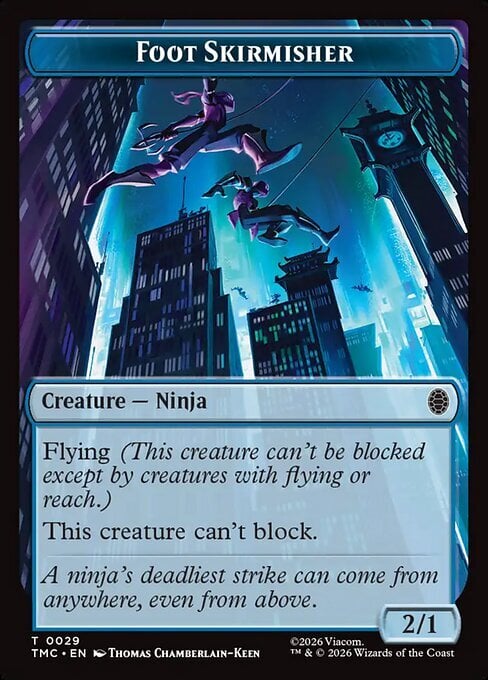 Foot Skirmisher Card Front