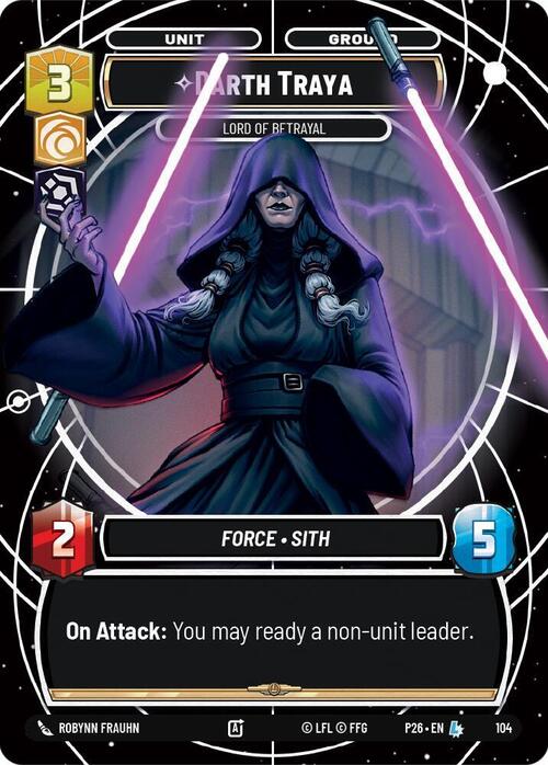 Darth Traya, Signora Del Tradimento Card Front