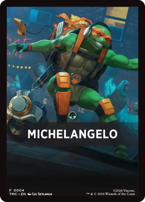 Theme Card: Michelangelo Card Front