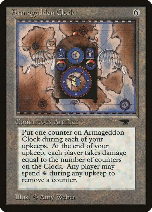 Armageddon Clock Card Front