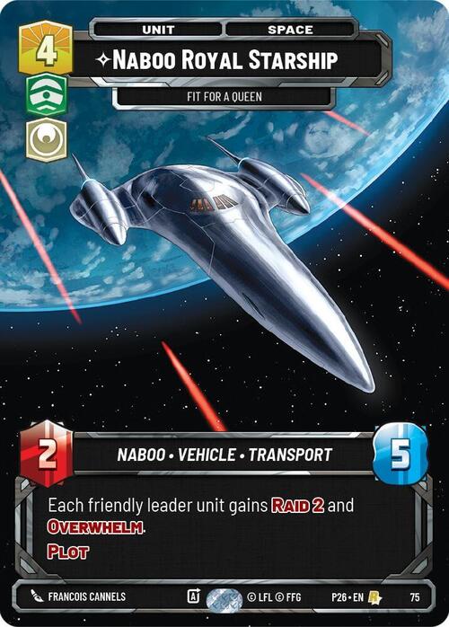 Astronave Reale di Naboo, Degna Di Una Regina Card Front