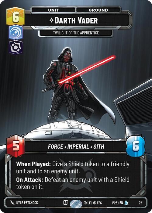 Darth Vader, El ocaso del aprendiz Frente