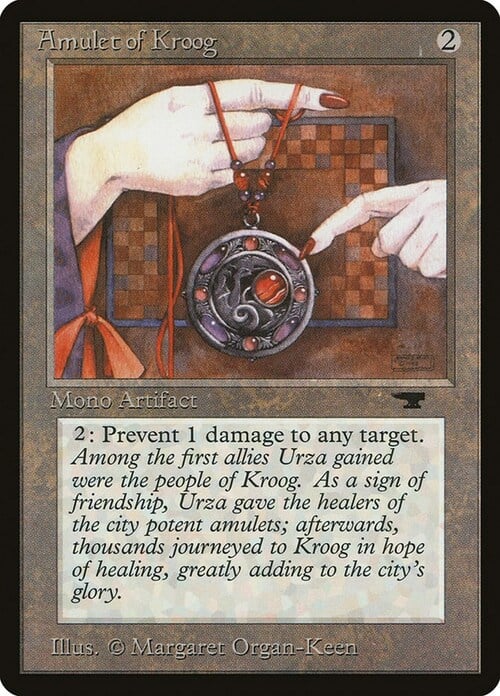 Amulet of Kroog Card Front