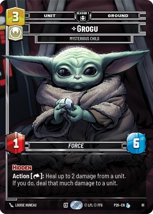 Grogu - Mysterious Child Card Front